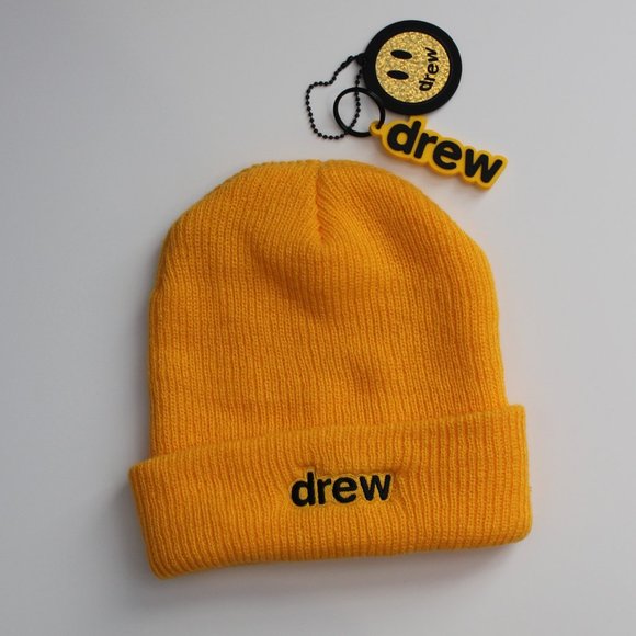 DREW HOUSE Secret Waffle Beanie Yellow - Picture 1 of 8